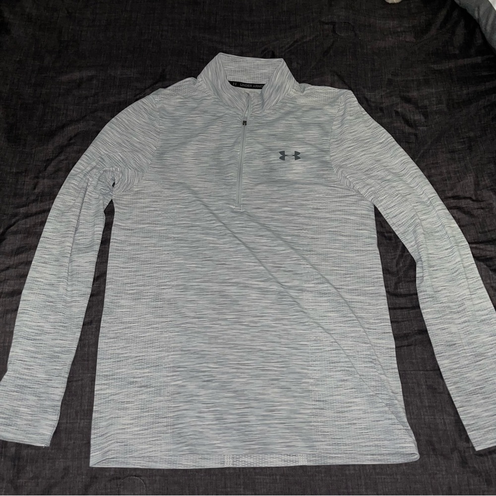Under Armour white performance athletic jacket size small